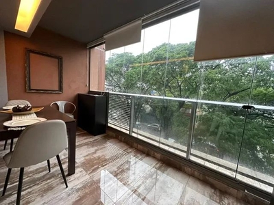 Apartamento com 1 dormitório para alugar, 41 m² por R$ 5.500,00/mês - Brooklin - São Paulo