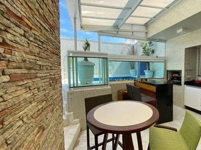 Cobertura com 3 dormitórios para alugar, 190 m² por R$ 18.000,00/mês - Riviera Módulo 2 -