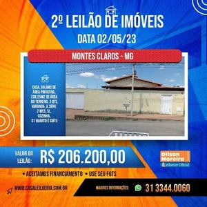 Excelente preço, Casa no bairro Planalto em Montes Claros/MG