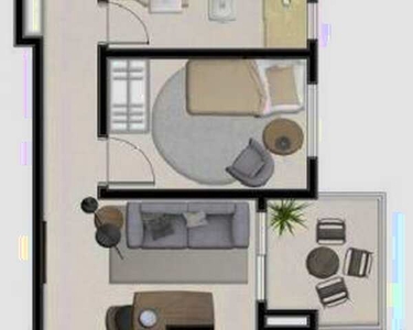 Lançamento - Apartamento com 2 dormitórios à venda, 50 m² por R$ 263.729 - Vila Príncipe d