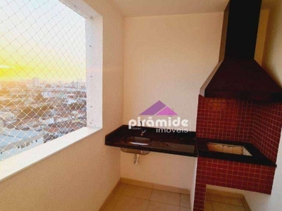 Apartamento com 2 dormitórios para alugar, 62 m² por r$ 2.870,00/mês - jardim oriente - são josé dos campos/sp