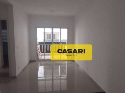 Apartamento com 2 dormitórios para alugar, 63 m²- demarchi - são bernardo do campo/sp