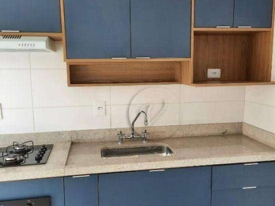 Apartamento com 2 dormitórios para alugar, 63 m² por r$ 4.037,00/mês - centro - santo andré/sp