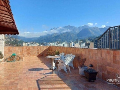 Cobertura à venda, 156 m² por r$ 1.050.000,00 - várzea - teresópolis/rj