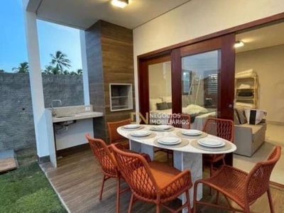 Flat com 2 dormitórios à venda, 100 m² por r$ 750.000 - centro - são miguel do gostoso/rn