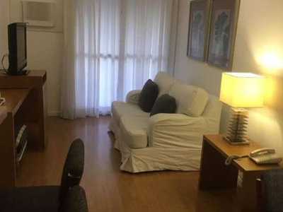 Flat disponível para locação no london residence service no jardim paulista, com 42m², 1 dormitório e 1 vaga de garagem