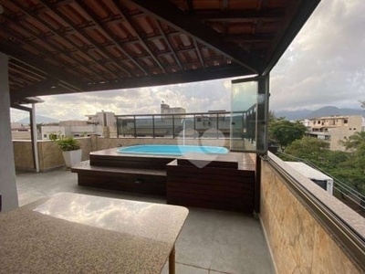 Lopes enjoy vende cobertura com 5 quartos, 277 m² por r$ 1.580.000 - recreio dos bandeirantes - rio de janeiro/rj