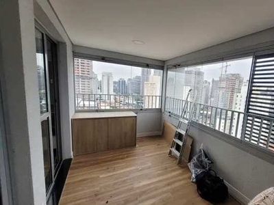 Apartamento 1 quarto, 1 vaga de garagem, Vista Livre, mobiliado ao lado do metrô Brooklin