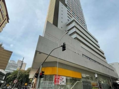 Apartamento com 1 dormitório para alugar, 36 m² por r$ 2.307,68/mês - centro - curitiba/pr