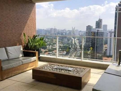 Apartamento com 1 dormitório para alugar, 42 m² por R$ 5.153,00/mês - Brooklin - São Paulo