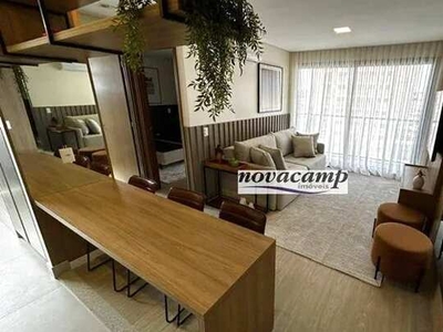 Apartamento com 1 dormitório para alugar, 51 m² por R$ 5.980,00/mês - Cambuí - Campinas/SP