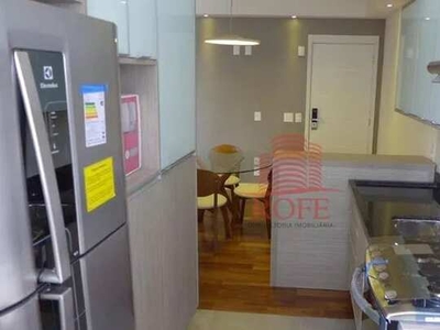 Apartamento com 1 dormitório para alugar, 66 m² por R$ 8.494,00/mês - Brooklin - São Paulo