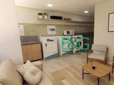 Apartamento com 2 dormitórios para alugar, 42 m² por R$ 3.490/mês - Santo Amaro - São Paul