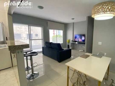 Apartamento com 2 dormitórios para alugar, 72 m² por R$ 4.602,00/mês - Jardim Aquarius - S
