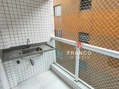 Apartamento com 2 dormitórios para alugar, 80 m² por R$ 2.800/mês - Tupi - Praia Grande/SP