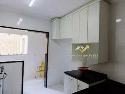 Apartamento com 3 dormitórios para alugar, 110 m² por R$ 3.312/mês - Campestre - Santo And