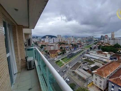 Apartamento mobiliado 1 Quarto para Locação no José Menino em São vicente