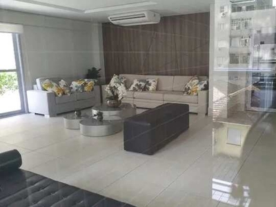 Apartamento MOBILIADO em Prédio com serviços 20 metros da praia em Santos VILA RICA