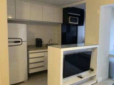 Apartamento Studio, mobiliado e moderno, com 34 m², 1 quarto e 1 vaga de garagem, no Brook