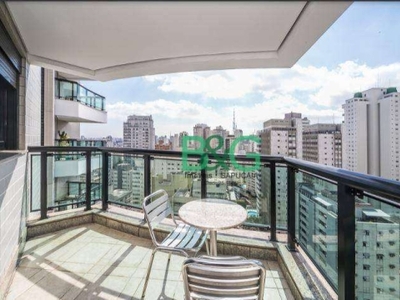 Flat, 80 m² - venda por r$ 960.000,00 ou aluguel por r$ 12.001,48/mês - paraíso - são paulo/sp