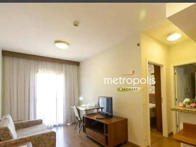 Flat com 1 dormitório, 40 m² - venda por R$ 280.000,00 ou aluguel por R$ 4.484,00/mês - Ba