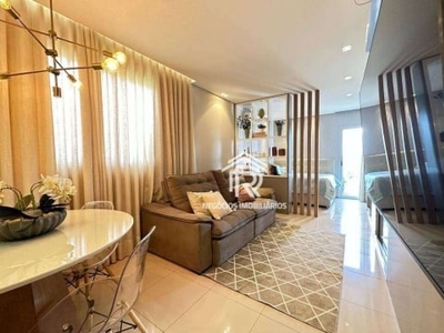 Flat com 1 dormitório à venda, 39 m² por r$ 350.000,00 - jardim da cidade - betim/mg