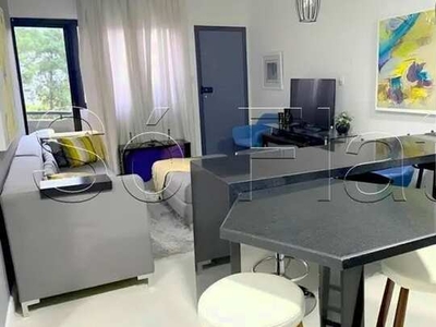 Flat disponível para locação no Le Bougainville com 56m², 1 dormitório e 1 vaga