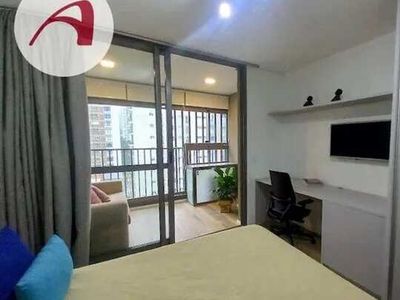 Studio com 1 dormitório para alugar, 28 m² por R$ 2.800/mês - Paraíso - São Paulo/SP - Rua