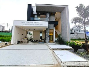 Casa duplex/Condomínio Estoril/Novo Aleixo/4 Quartos/3 Suítes/Piscina/Aceita financiamento