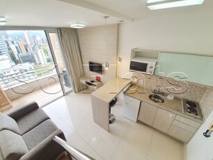 Flat em Cidade Monções, São Paulo/SP de 39m² 1 quartos para locação R$ 3.500,00/mes