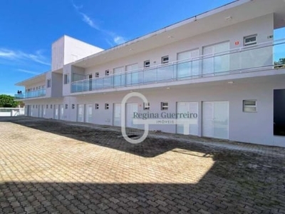 Apartamento com 1 dormitório à venda, 33 m² por r$ 270.000,00 - centro - peruíbe/sp