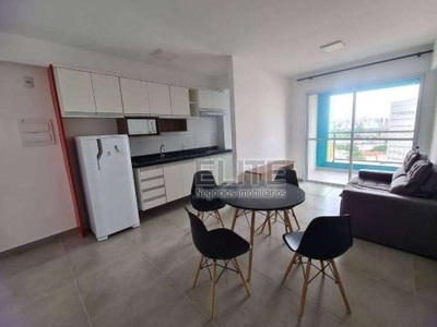 Apartamento com 1 dormitório para alugar, 52 m² por r$ 3.552,01/mês - vila são pedro - santo andré/sp