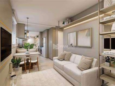 Apartamento com 2 dormitórios à venda, 40 m² por r$ 195.000,00 - parque santa fé - porto alegre/rs