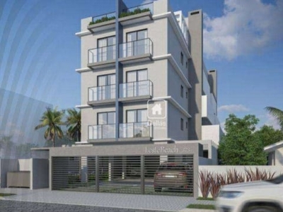 Apartamento com 2 dormitórios à venda, 61 m² por r$ 340.000,00 - praia de leste - pontal do paraná/pr