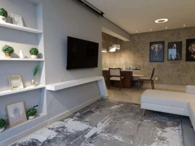 Apartamento com 3 quartos à venda na rua doutor galeao carvalhal, --, gonzaga, santos, 130 m2 por r$ 1.200.000