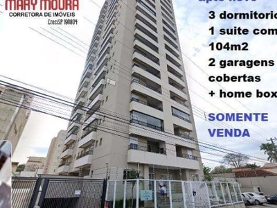 Apartamento para venda em taubaté, centro, 3 dormitórios, 1 suíte, 3 banheiros, 2 vagas