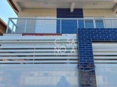 Casa com 2 dormitórios à venda, 39 m² por r$ 215.000,00 - vila antártica - praia grande/sp