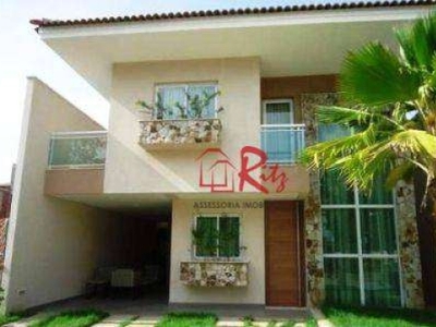 Casa com 3 dormitórios, 190 m² - venda por r$ 985.000,00 ou aluguel por r$ 4.900,00/mês - lagoa redonda - fortaleza/ce