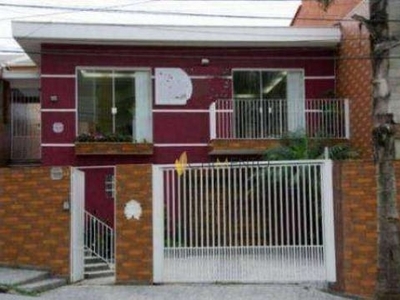 Casa com 3 dormitórios, 270 m² - venda por r$ 1.300.000 ou aluguel por r$ 4.800/mês - centro - santo andré/sp