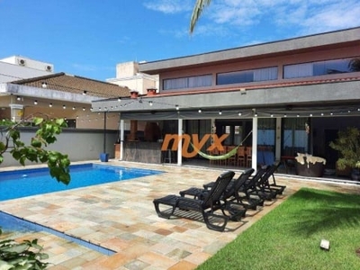 Casa com 5 dormitórios à venda, 300 m² por r$ 3.300.000 - jardim acapulco - guarujá/sp