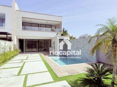 Casa com 5 quartos à venda, 380 m² por r$ 3.790.000 - barra da tijuca - rio de janeiro/rj