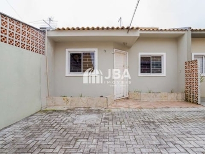 Casa em condomínio fechado com 2 quartos para alugar na rua isac de oliveira, 242, uberaba, curitiba, 58 m2 por r$ 1.250