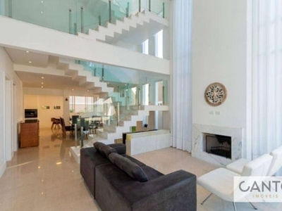 Casa exclusiva com 4 dormitórios à venda, 346 m² por r$ 3.100.000 - santa felicidade - curitiba/pr