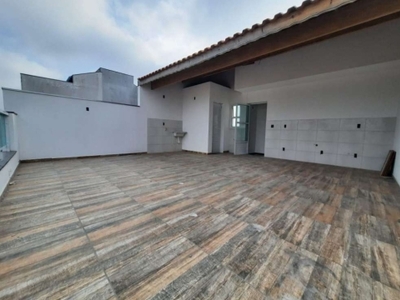 Cobertura com 2 dormitórios à venda, 86 m² por r$ 385.000,00 - vila bela vista - santo andré/sp