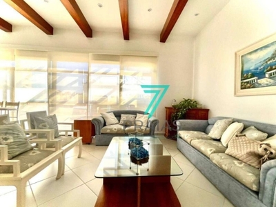 Cobertura com 3 dormitórios à venda, 200 m² por r$ 1.900.000,00 - pitangueiras - guarujá/sp