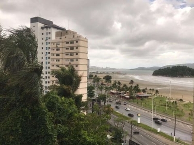 Flat com 1 dormitório à venda, 36 m² por r$ 180.000,00 - itararé - são vicente/sp