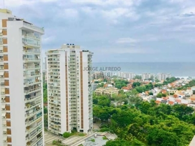 Flat com 1 quarto para alugar na avenida gastão senges, barra da tijuca, rio de janeiro, 37 m2 por r$ 2.000