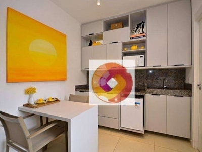 Studio com 1 dormitório à venda, 22 m² por r$ 290.000,00 - mossunguê - curitiba/pr