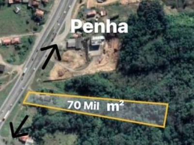 Terreno comercial br 101 em penha sc