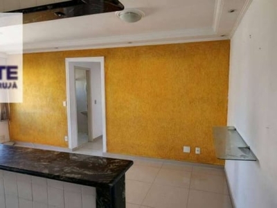 Venda - apartamento com 2 dormitórios (sendo 1 suíte) sala 2 ambientes, cozinha, área de serviço, 75 m² - r$300.000 - enseada - guarujá/sp